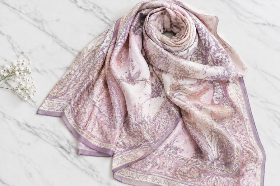 Cotton Modal Scarf - Patterned