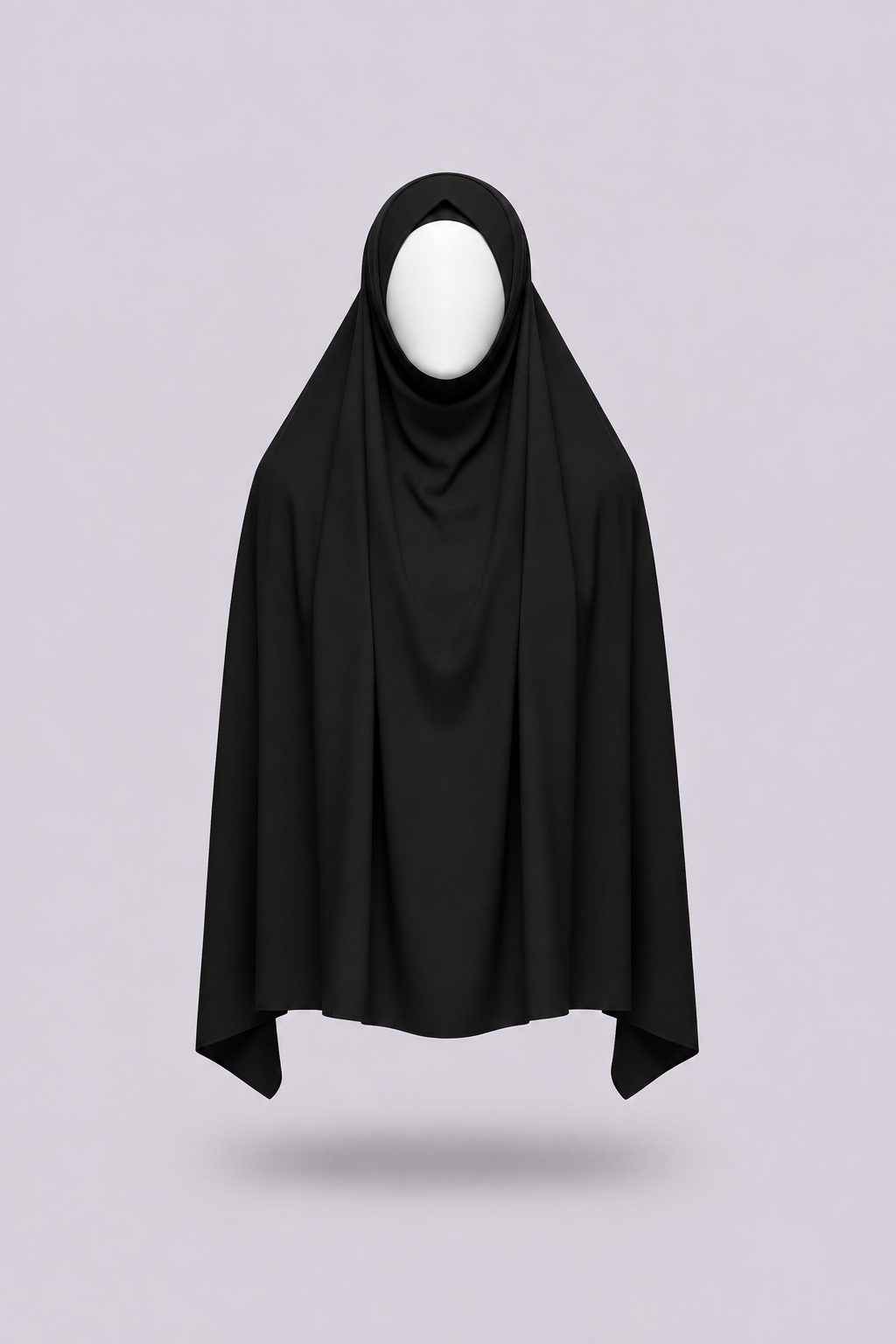 Black with white faceless mannequin