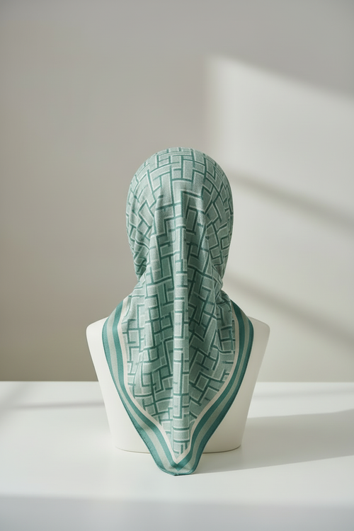 Seafoam Scarf Back