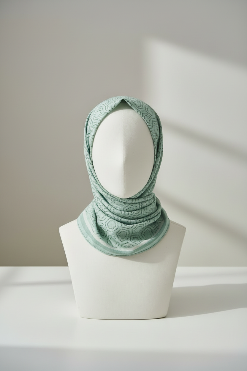 Seafoam Scarf Front